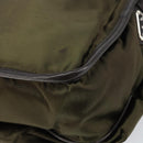 PRADA Shoulder Bag Nylon Khaki Silver Auth ka810-16