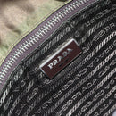 PRADA Shoulder Bag Nylon Khaki Silver Auth ka810-19