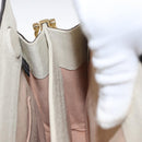 GUCCI Chain Sherry Line Shoulder Bag Leather White 503877 Auth ka811-23