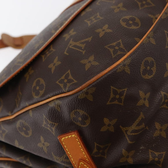LOUIS VUITTON Monogram Saumur 35 Shoulder Bag M42254 LV Auth ka812