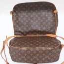 LOUIS VUITTON Monogram Saumur 35 Shoulder Bag M42254 LV Auth ka812-20