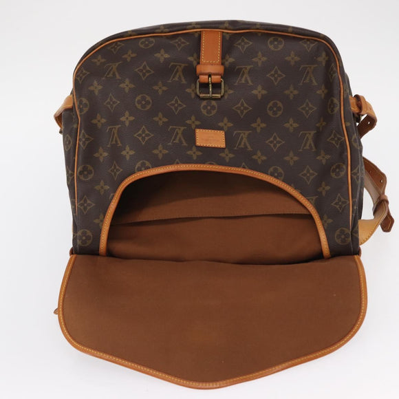 LOUIS VUITTON Monogram Saumur 35 Shoulder Bag M42254 LV Auth ka812