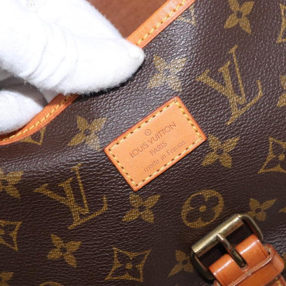 LOUIS VUITTON Monogram Saumur 35 Shoulder Bag M42254 LV Auth ka812