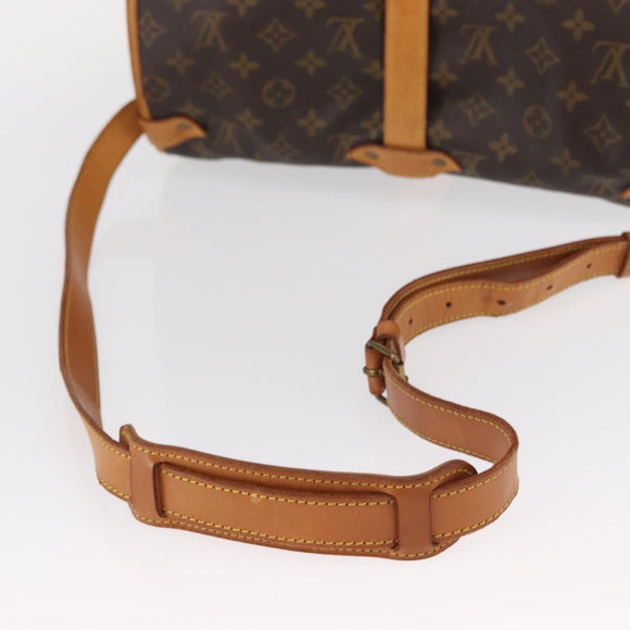 LOUIS VUITTON Monogram Saumur 35 Shoulder Bag M42254 LV Auth ka812