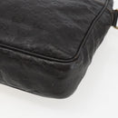 GUCCI Guccissima GG Canvas Shoulder Bag Leather Brown Gold 201448 Auth ka814-9