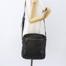 GUCCI Guccissima GG Canvas Shoulder Bag Leather Brown Gold 201448 Auth ka814-24