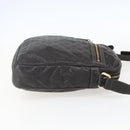 GUCCI Guccissima GG Canvas Shoulder Bag Leather Brown Gold 201448 Auth ka814-4