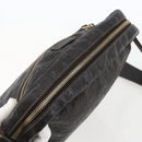 GUCCI Guccissima GG Canvas Shoulder Bag Leather Brown Gold 201448 Auth ka814-6