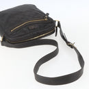 GUCCI Guccissima GG Canvas Shoulder Bag Leather Brown Gold 201448 Auth ka814-7