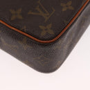 LOUIS VUITTON Monogram Compiegne 23 Clutch Bag M51847 LV Auth ka820-15