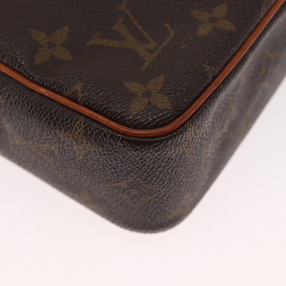 LOUIS VUITTON Monogram Compiegne 23 Clutch Bag M51847 LV Auth ka820