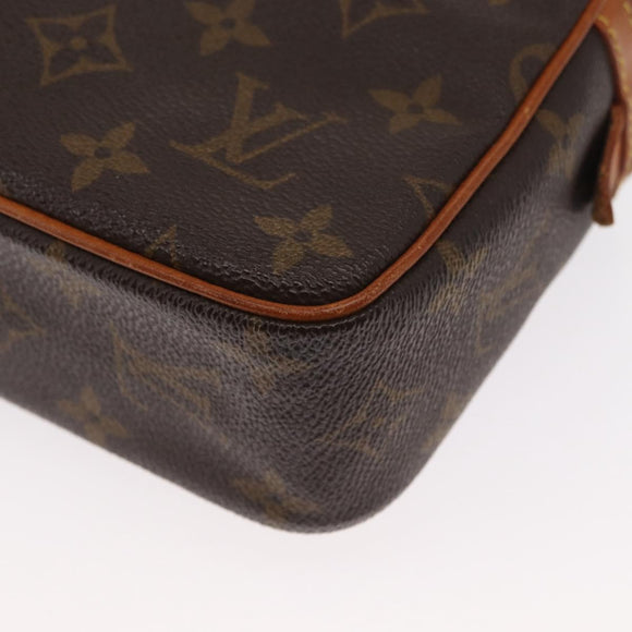 LOUIS VUITTON Monogram Compiegne 23 Clutch Bag M51847 LV Auth ka820