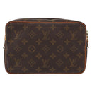 LOUIS VUITTON Monogram Compiegne 23 Clutch Bag M51847 LV Auth ka820-2