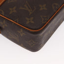 LOUIS VUITTON Monogram Compiegne 23 Clutch Bag M51847 LV Auth ka820-7