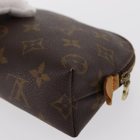 LOUIS VUITTON Monogram Pochette Cosmetic PM Pouch M43998 LV Auth ka821