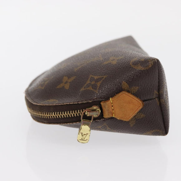 LOUIS VUITTON Monogram Pochette Cosmetic PM Pouch M43998 LV Auth ka821
