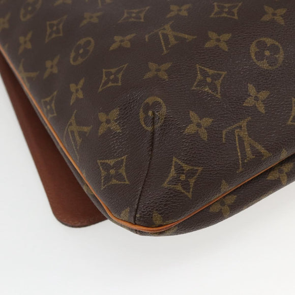 LOUIS VUITTON Monogram Musette Umhängetasche M51256 LV Auth ka824