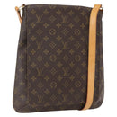 LOUIS VUITTON Monogram Musette Umhängetasche M51256 LV Auth ka824-1