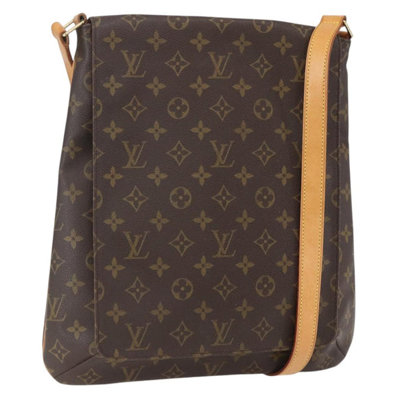 LOUIS VUITTON Monogram Musette Umhängetasche M51256 LV Auth ka824