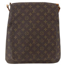 LOUIS VUITTON Monogram Musette Umhängetasche M51256 LV Auth ka824-13