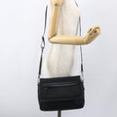 GUCCI GG Canvas Shoulder Bag Black Silver 019 0375 Auth ka825-25