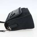GUCCI GG Canvas Shoulder Bag Black Silver 019 0375 Auth ka825-4