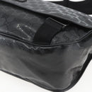 GUCCI GG implementation Bag Coated Canvas Black Silver 201725 Auth ka831-9