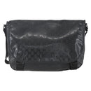 GUCCI GG implementation Bag Coated Canvas Black Silver 201725 Auth ka831-13