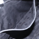 GUCCI GG implementation Bag Coated Canvas Black Silver 201725 Auth ka831-22