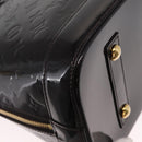LOUIS VUITTON Monogram Vernis Alma MM Hand Bag Amarante M90024 LV Auth ka836-12