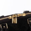 LOUIS VUITTON Monogram Vernis Alma MM Hand Bag Amarante M90024 LV Auth ka836-14