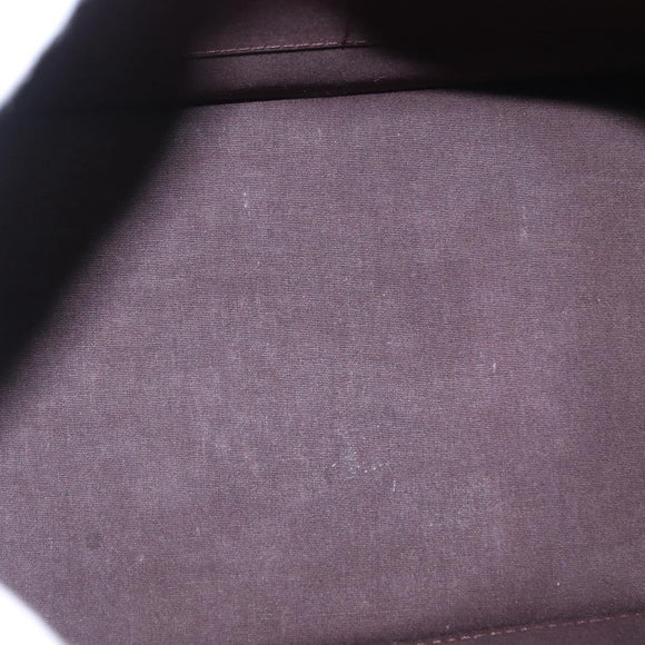 LOUIS VUITTON Monogram Vernis Alma MM Hand Bag Amarante M90024 LV Auth ka836