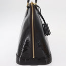 LOUIS VUITTON Monogram Vernis Alma MM Hand Bag Amarante M90024 LV Auth ka836-5