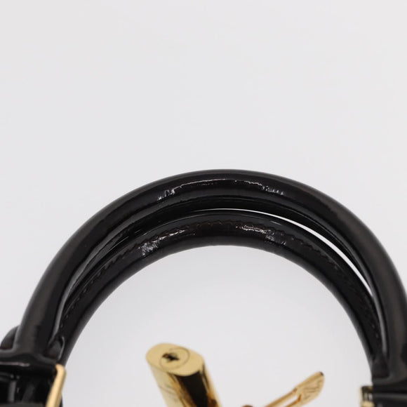 LOUIS VUITTON Monogram Vernis Alma MM Hand Bag Amarante M90024 LV Auth ka836