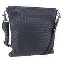 BOTTEGA VENETA INTRECCIATO Umhängetasche Leder Navy Auth ka844-1