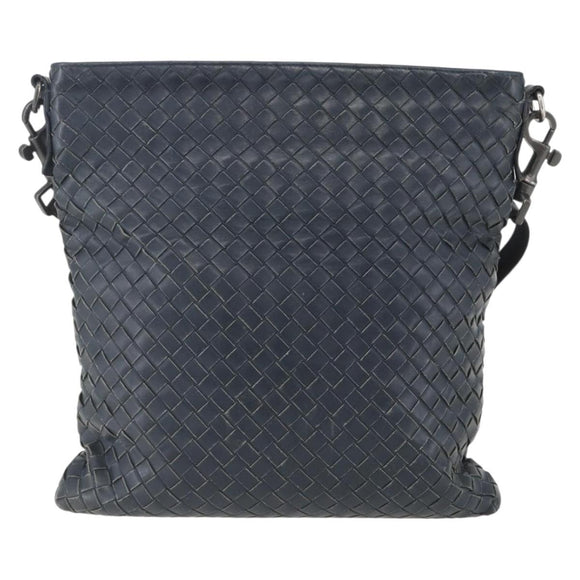 BOTTEGA VENETA INTRECCIATO Umhängetasche Leder Navy Auth ka844