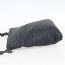 BOTTEGA VENETA INTRECCIATO Umhängetasche Leder Navy Auth ka844-3