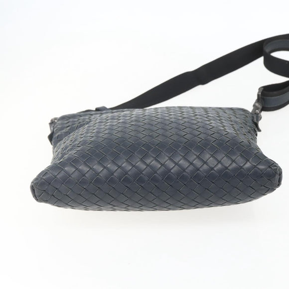 BOTTEGA VENETA INTRECCIATO Umhängetasche Leder Navy Auth ka844