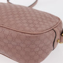 GUCCI Micro GG Canvas Guccissima Bamboo Bag Leather Pink Gold 309538 Auth ka845V-15