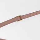 GUCCI Micro GG Canvas Guccissima Bamboo Bag Leather Pink Gold 309538 Auth ka845V-8