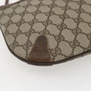 GUCCI GG Supreme Web Sherry Line Bag PVC Beige Gold 904 02 026 Auth ka846-15