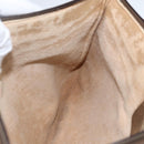 GUCCI GG Supreme Web Sherry Line Bag PVC Beige Gold 904 02 026 Auth ka846-21