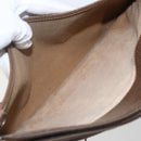 GUCCI GG Supreme Web Sherry Line Bag PVC Beige Gold 904 02 026 Auth ka846-22