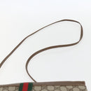 GUCCI GG Supreme Web Sherry Line Bag PVC Beige Gold 904 02 026 Auth ka846-14