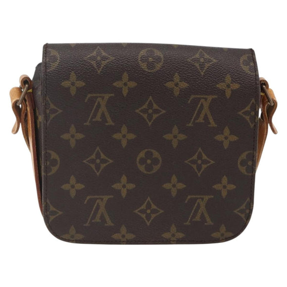 LOUIS VUITTON Monogram Cartouchiere PM Shoulder Bag M51254 LV Auth ka848