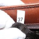 PRADA Hand Bag Leather Brown Auth ka855-12