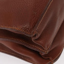 HERMES Sac Adepeche 38 Business Bag Leather Brown Auth ka858-17