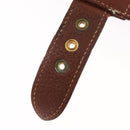 HERMES Sac Adepeche 38 Business Bag Leather Brown Auth ka858-10