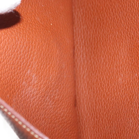 HERMES Sac Adepeche 38 Business Bag Leather Brown Auth ka858