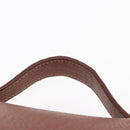 HERMES Sac Adepeche 38 Business Bag Leather Brown Auth ka858-14